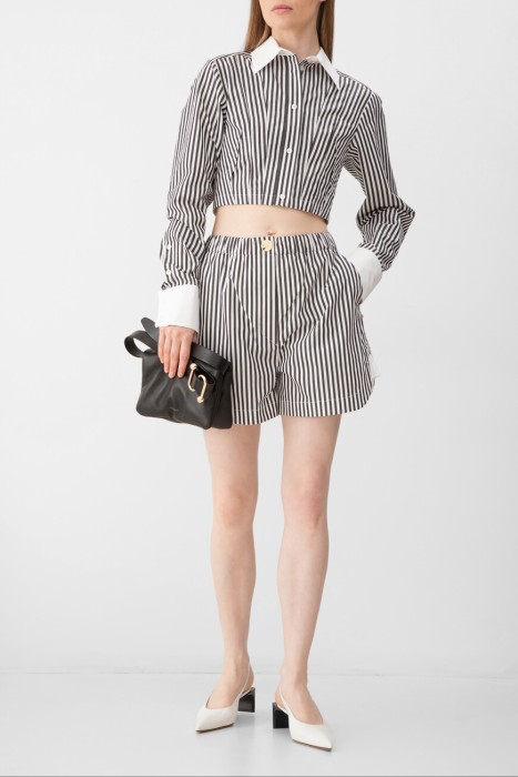 шорты maxmara из хлопка спереди