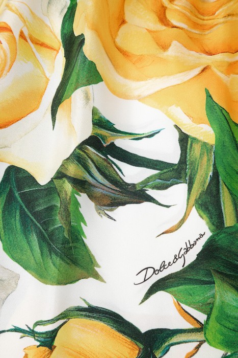 шорты  модель из коллекции flowering из шелка спереди