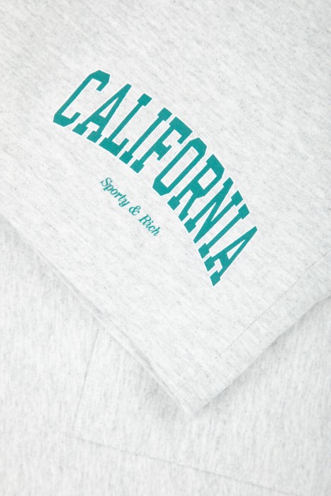 шорты sporty&rich модель california спортивного стиля с лицевой стороны