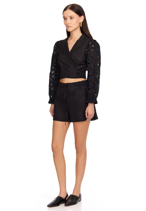 шорты  от бренда positano couture by blitz вид слева