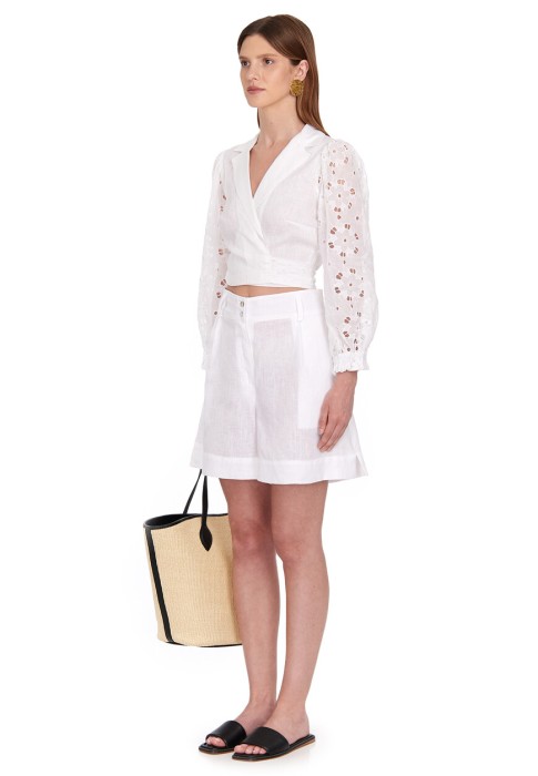 шорты  от бренда positano couture by blitz вид слева