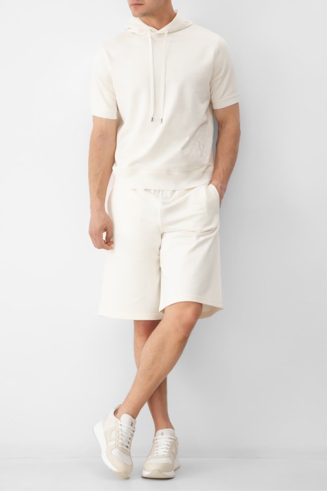 шорты  из хлопка спереди