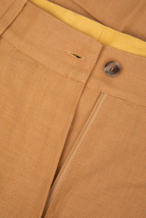 шорты  из льна спереди