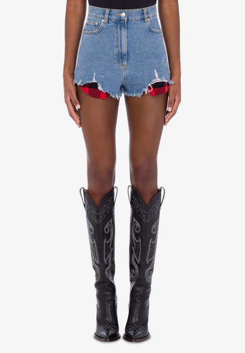 шорты  от бренда moschino jeans вид слева