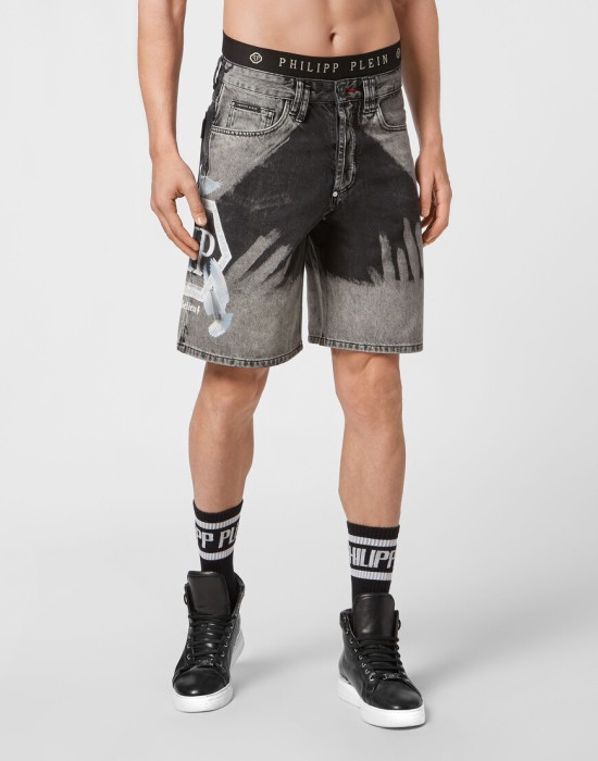 шорты  от бренда philipp plein вид слева