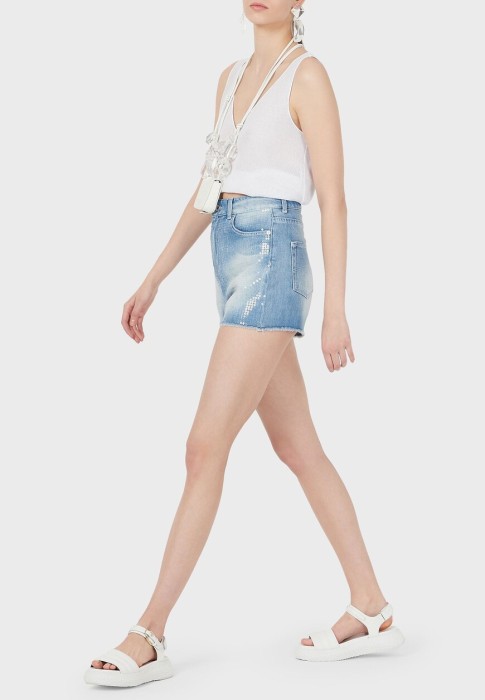 шорты  из италии вид сбоку