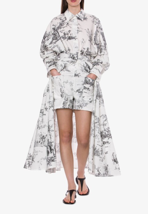 шорты  от бренда philosophy di lorenzo serafini вид слева