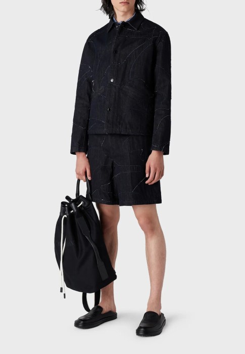 шорты  от бренда emporio armani вид слева