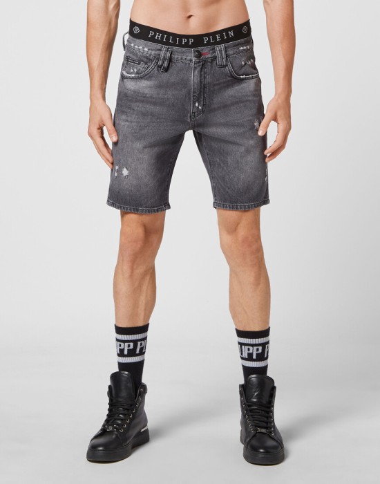 шорты  от бренда philipp plein вид слева