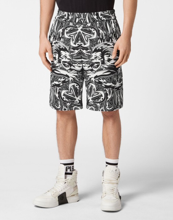 шорты  от бренда philipp plein вид слева