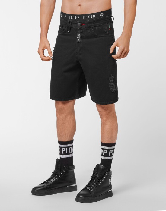 шорты  от бренда philipp plein вид слева