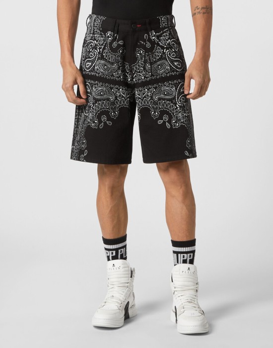 шорты  от бренда philipp plein вид слева