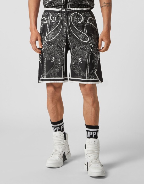 шорты  от бренда philipp plein вид слева
