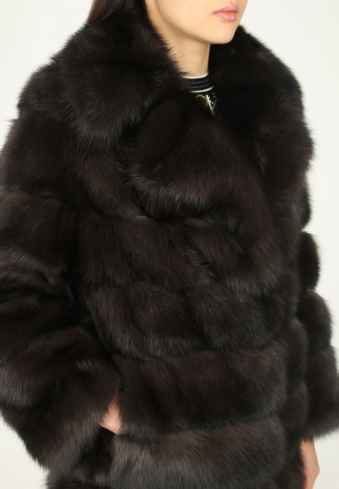 шуба  для взрослого возраста с изнаночной стороны