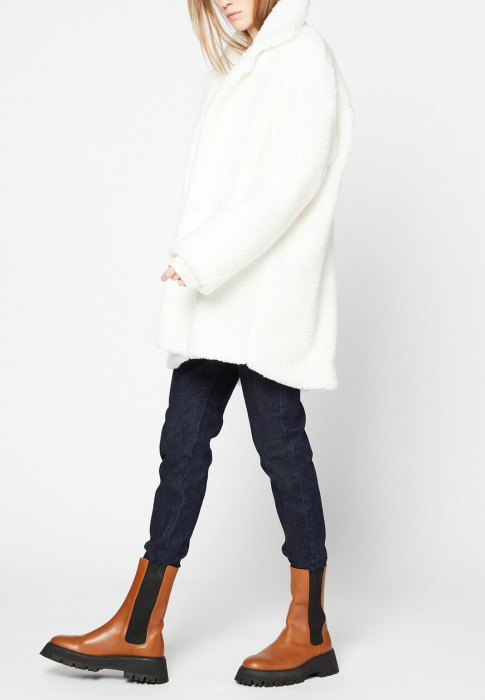 шуба  из италии вид сбоку