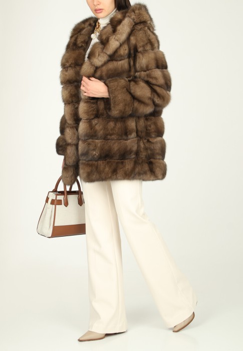 шуба  из америки вид сбоку