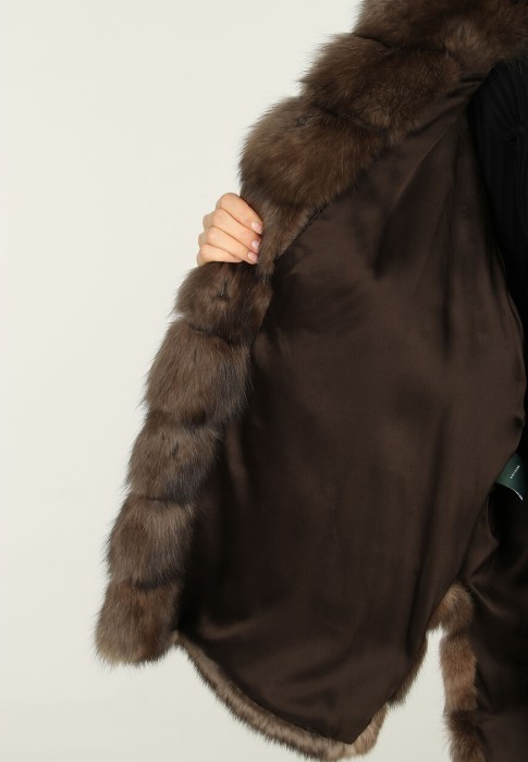 шуба  вид слева