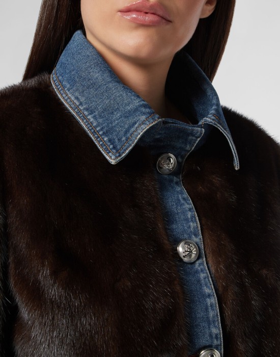 шуба  из америки вид сбоку