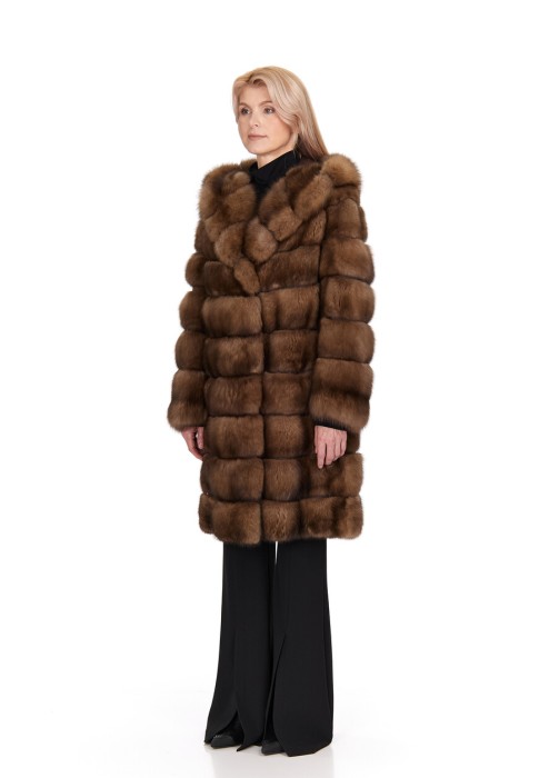 шуба  от бренда pajaro вид слева