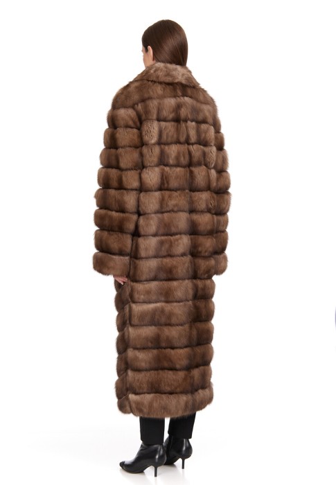 шуба  из италии вид сбоку