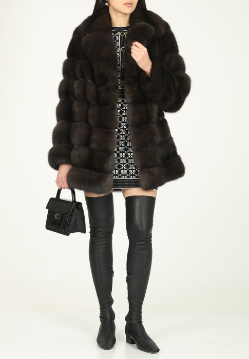 шуба  от бренда pajaro вид слева