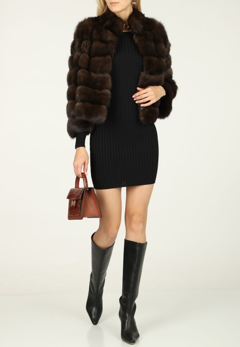 шуба  от бренда tosato вид слева