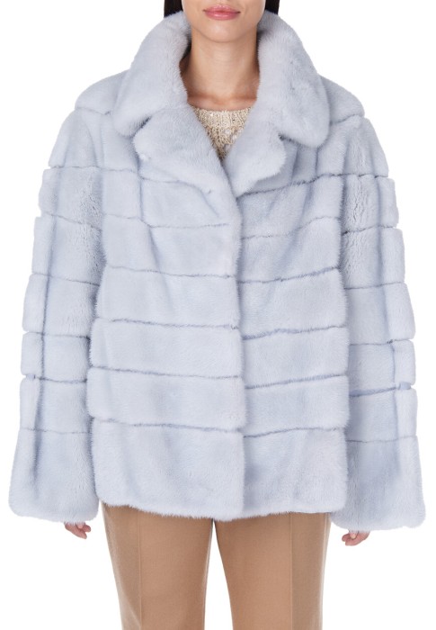 шуба  из проверенных материалов спереди