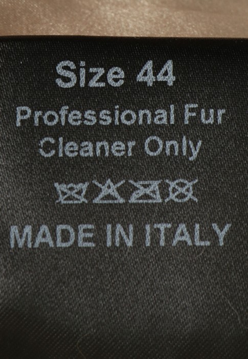 шуба  вид слева