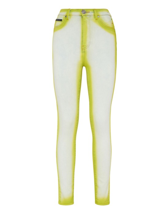 скинни  от бренда philipp plein вид слева