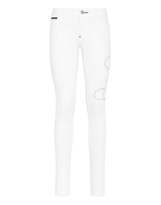 скинни  от бренда philipp plein вид слева