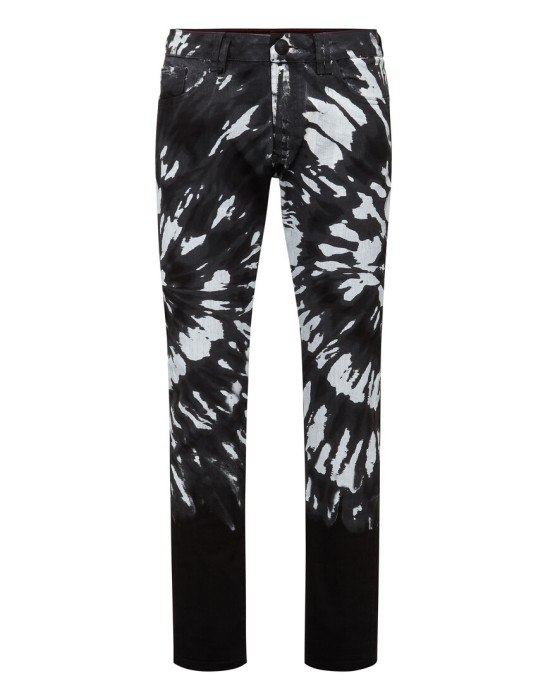 скинни  от бренда philipp plein вид слева