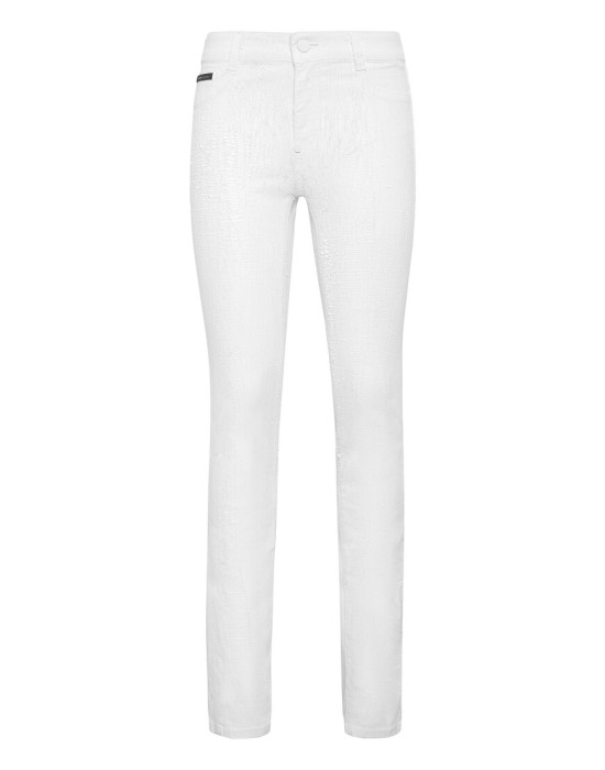 скинни  от бренда philipp plein вид слева