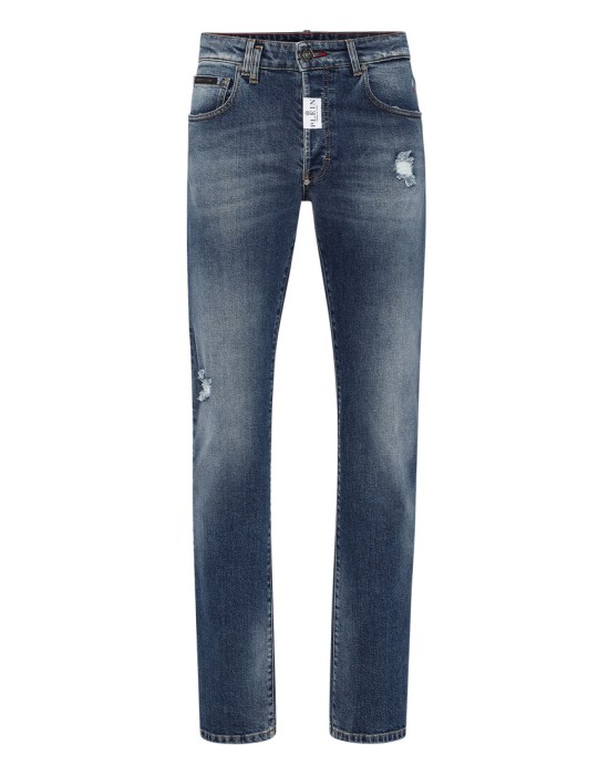 скинни  от бренда philipp plein вид слева