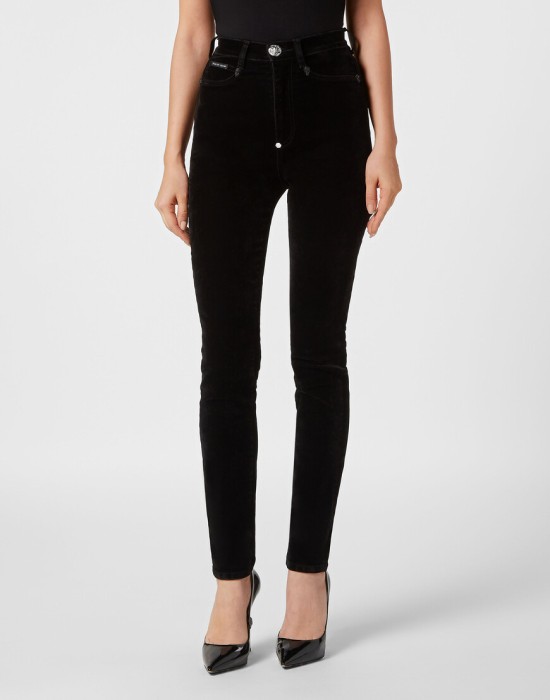 скинни  от бренда philipp plein вид слева