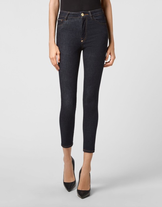 скинни  от бренда philipp plein вид слева