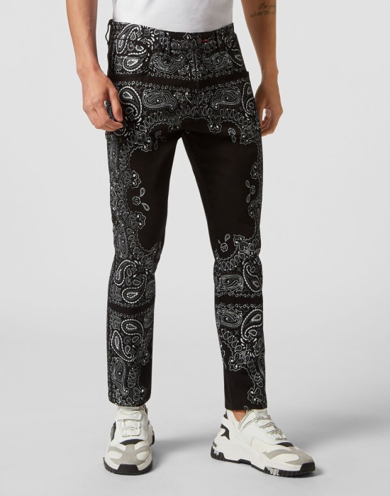 скинни  от бренда philipp plein вид слева
