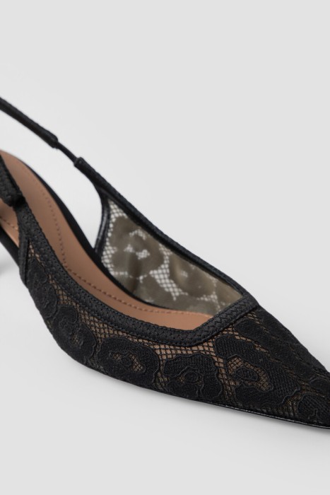 слингбэки dolce&gabbana из хлопка спереди