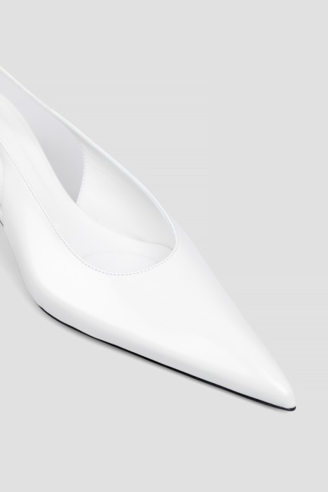 слингбэки maxmara из кожи спереди