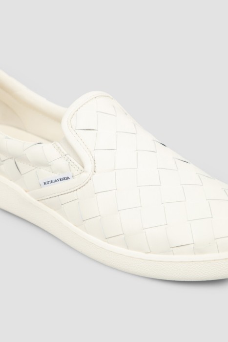 слипоны  модель sawyer из кожи спереди