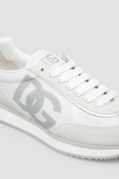 сникеры dolce&gabbana модель cushion из льна спереди