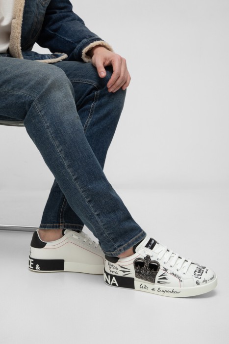 сникеры dolce&gabbana модель portofino по цене 138500 руб вид справа