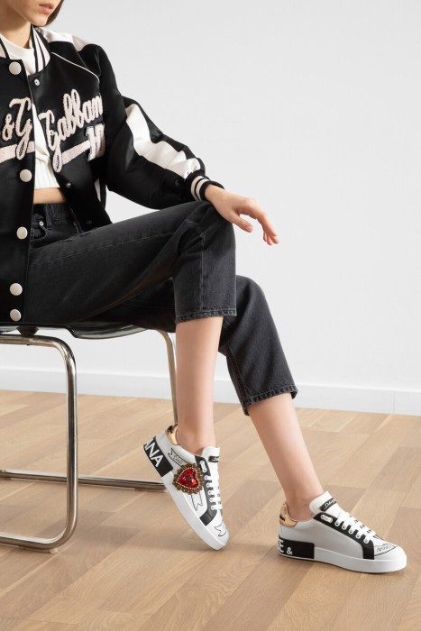 сникеры dolce&gabbana модель portofino по цене 78300 руб вид справа