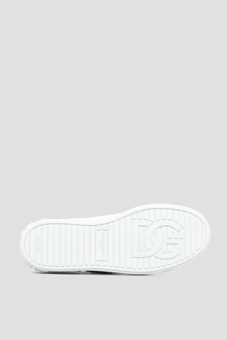 сникеры dolce&gabbana модель portofino повседневного стиля с лицевой стороны