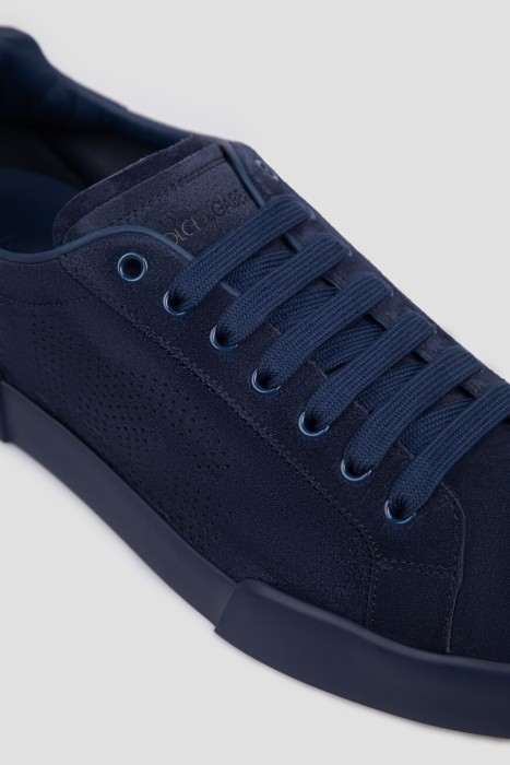 сникеры dolce&gabbana модель strobel portofino light из кожи спереди