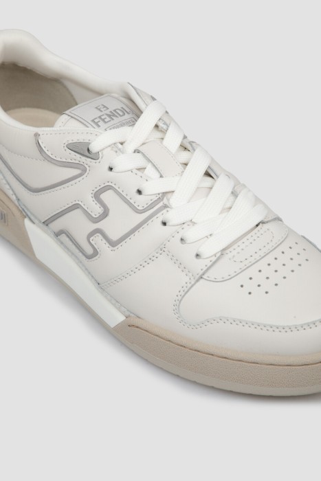 сникеры  match из льна спереди