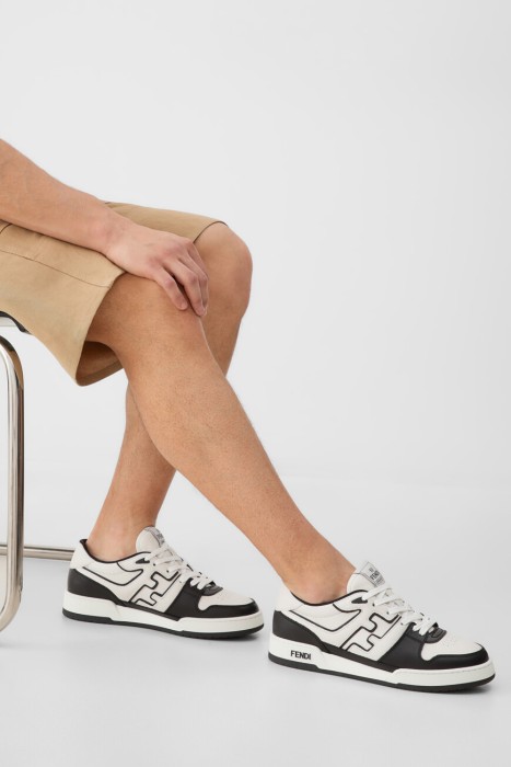 сникеры  match от бренда fendi вид слева