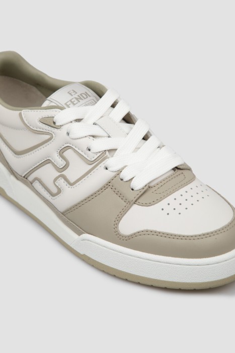 сникеры  match из кожи спереди