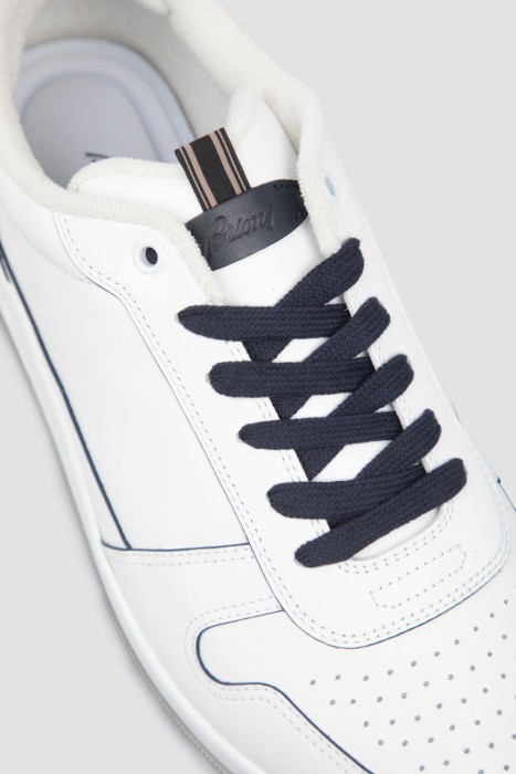 сникеры  модель crossing из капсульной коллекции golf capsule из кожи спереди