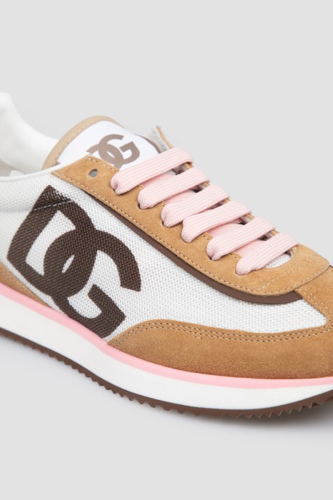 сникеры  модель cushion из льна спереди