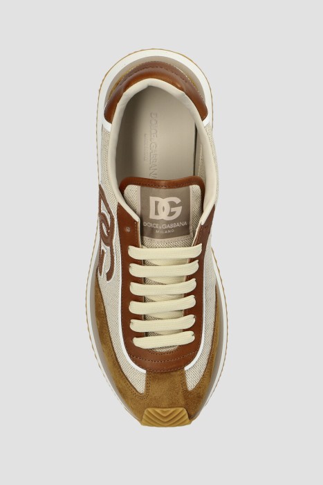 сникеры  модель cushion из кожи спереди